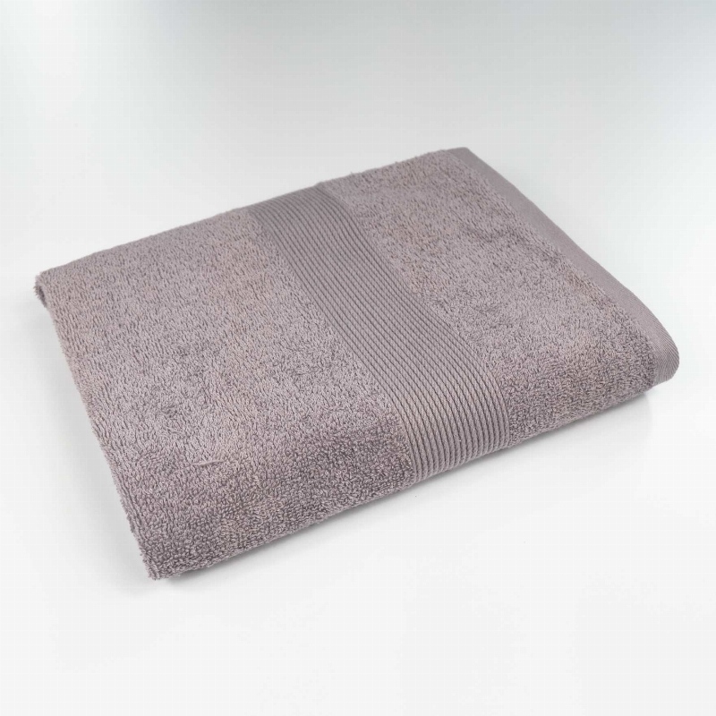 Рушник махровий з Бордюром GM Textile 50х90см 400г/м2 (Кавовий)